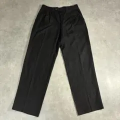 50s ブラック レーヨン ギャバジン スラックス カスリ スペシャル 絣