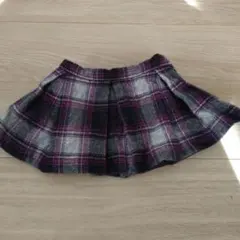 BeBe チェックスカート　90センチ