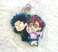 ダンダダン　モモ　オカルン　でふぉラバ！　ラバーキーホルダー　ガチャ