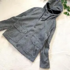 【Vital ヴィタル　ブランドニコル　メンズブルゾン】フード　グレー【M】