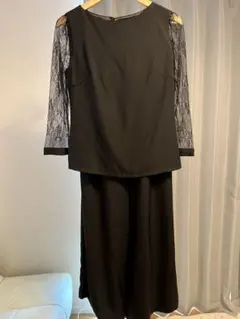 ワイドパンツ　セットアップ　パーティドレス