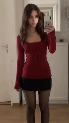 シャーリング長袖トップス　シャーリングブラウス