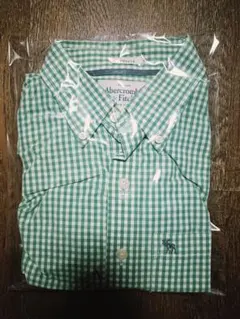 【美品】Abercrombie & Fitchアバクロギンガムチェック長袖シャツ