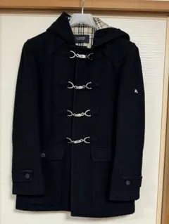 希少美品✨バーバリーブラックレーベル　ダブルチェスターコート　カシゴラ　黒　L BURBERRY BLACK LABEL(バーバリーブラックレーベル) トレンチ