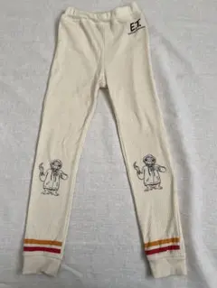 E.T. マーキーズ　ワッフルロングパンツ アイボリー