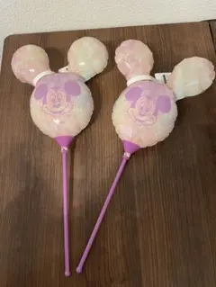 【新品】ディズニー　手持ちバルーン　風船　40周年　ハーモニーインカラー