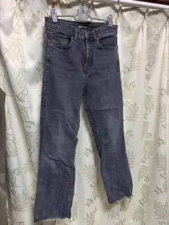 【即購入OK】ZARA ザラ ストレートデニム ブラック系 40サイズ