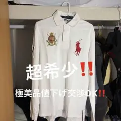 大人気‼️00s ラルフローレン　ビックポニー　ポロシャツ　y2k スケーター