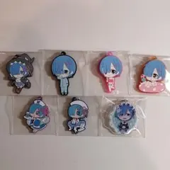 Re:ゼロから始める異世界生活 リゼロ レム ラバーストラップ アクリルチャーム