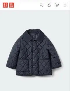 新品未使用　UNIQLO パフテックキルトジャケット 90 ネイビー