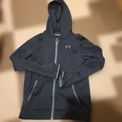 アンダーアーマー グレー フルジップパーカー YXL160