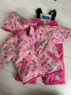 ディズニー ミッキー スキーウェア 上下セット 80