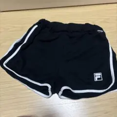 FILA 黒 ハーフパンツ XS/150