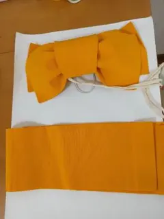 子供用 結び帯 作り帯 黄色 七五三
