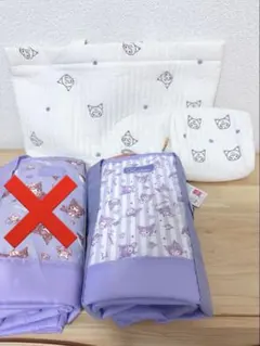 サンリオ クロミ バッグポーチ まとめ売り 保冷バッグ キルティング