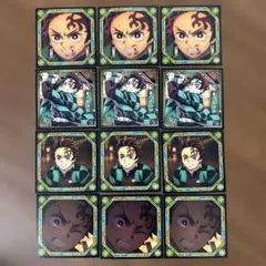 鬼滅の刃 シール列伝5（竈門炭治郎）4種12枚セット