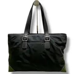 COACH 希少✨ナイロン＋レザートートバッグ 大容量✨