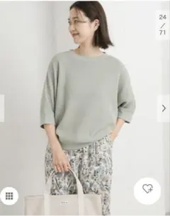 URBAN RESEARCH DOORS タックフライスワイドTシャツ