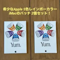 希少なApple 5色レインボーカラー iMacのバッチ 2個セット！のサムネイル