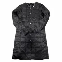 【新品タグ付き】TAION 【WOMEN】 クルーネックロングダウンジャケット