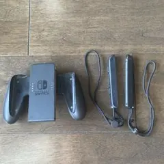 美品 Nintendo Switch純正品 Joy-Conグリップ ストラップ