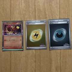 ポケモンカード プロモ カルボウ 基本エネルギー 3枚セット