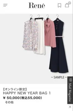 新品未使用 ルネ HAPPY NEW YEAR BAG 34