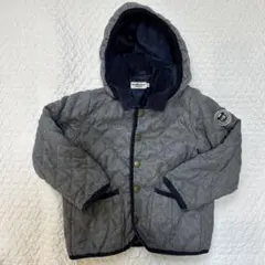 Hot Biscuits キッズジャケット 110サイズ グレー キルティング