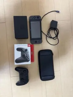 Nintendo Switch 本体 グレー 付属品あり