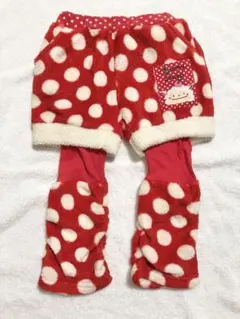 Sunny Sheep 赤 水玉模様 パンツ 95cm クリスマス