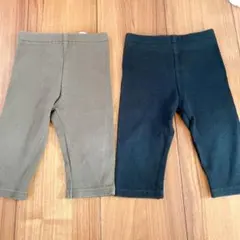 子どもパンツ スパッツ 90サイズ 保育園着ズボン お着替えズボン 2枚セット