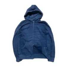 F*y様 old UNIQLO ダブル　ジップ　アップ　パーカー　青　ブルー y