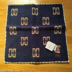 DAKS タオルハンカチ ネイビー ベージュ