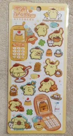 平成はっぴーフォンステッカーズ シール サンリオキャラクターズ ポムポムプリン