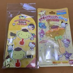 ポムポムプリン チョコレートヘアクリップ　ロリポップキャンディチャーム　新品