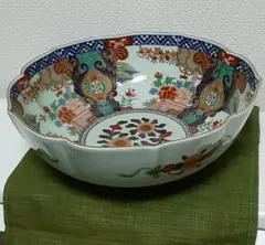未使用箱付】其泉窯 有田焼 賞美堂 琳派 古伊万里 鉢ボウル 約18.5