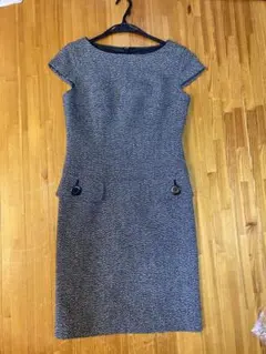 クイーンズコート　QUEENS COURT ツイード　ワンピース