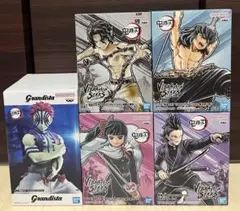 鬼滅の刃　Grandista猗窩座・鬼舞辻無惨・伊之助・カナヲ・玄弥等5体セット