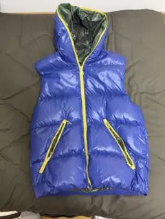 【値下】DUVETICAメンズダウンベスト フード付き