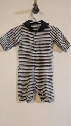 Comme Ca Ism ストライプロンパース 50-60cm