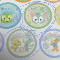 ディズニーシー　ジェラトーニ　クッキーアン　20周年　ワッペン