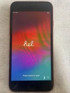 iPhone SE 第2世代 64GB 赤 SIMフリー 美品 バッテリー76%