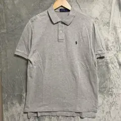 L1096】 POLO RALPH LAUREN 半袖ポロシャツ L グレー - メルカリ