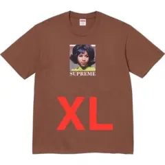 L】supreme Aretha Tee Brown - メルカリ