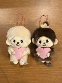モンチッチ ぬいぐるみ マスコット 2個セット