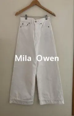 Mila Owen✨ デニムパンツ ホワイト　Ｏサイズ