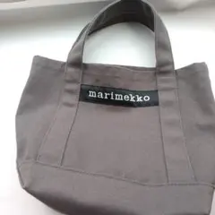 ま*め様 marimekko グレー トートバッグ