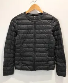 【保存袋付き】UNIQLO ノーカラー ウルトラライトダウンジャケット S