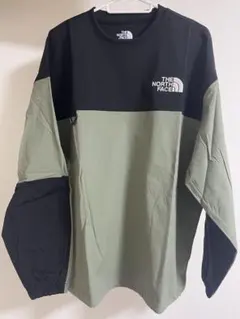 ノースフェイス ホワイトレーベル ダルトン クルーネック L カーキ