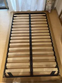 無印　木製ベッドフレーム（セミダブル）